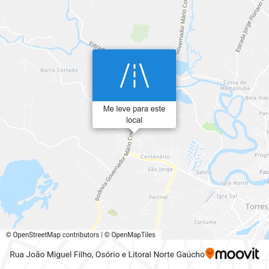 Rua João Miguel Filho mapa