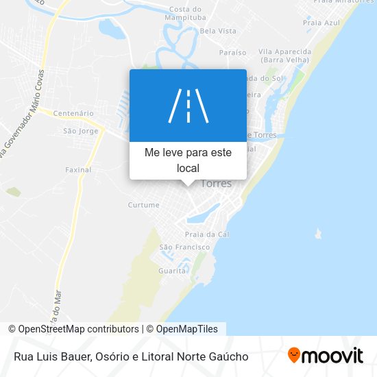 Rua Luis Bauer mapa