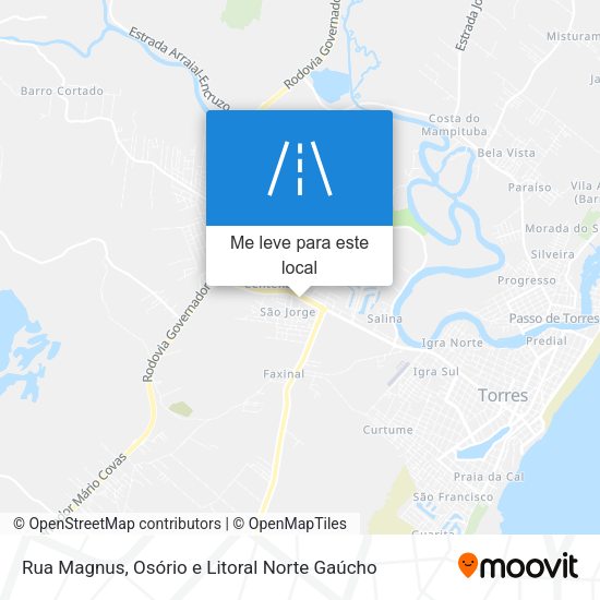 Rua Magnus mapa