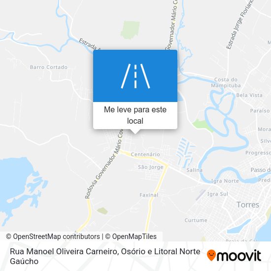 Rua Manoel Oliveira Carneiro mapa