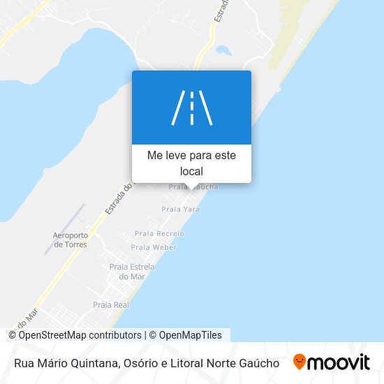 Rua Mário Quintana mapa