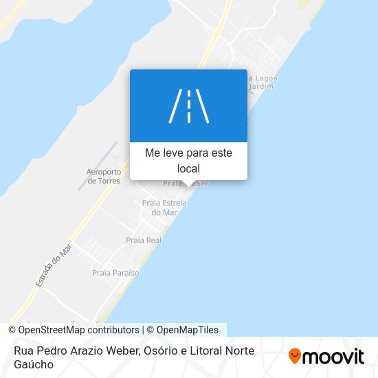 Rua Pedro Arazio Weber mapa