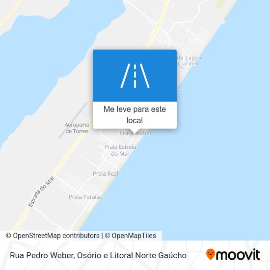 Rua Pedro Weber mapa