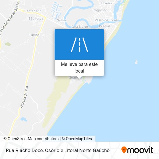 Rua Riacho Doce mapa