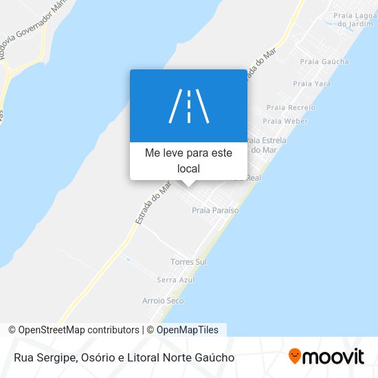 Rua Sergipe mapa