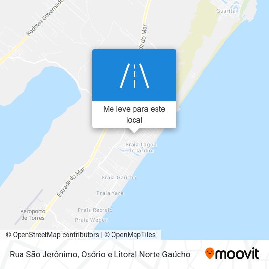 Rua São Jerônimo mapa