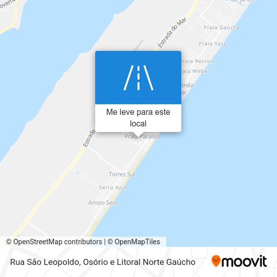 Rua São Leopoldo mapa