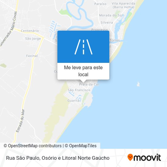 Rua São Paulo mapa
