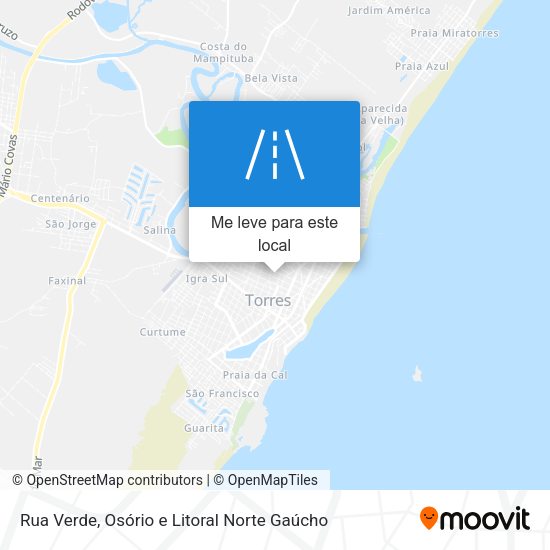 Rua Verde mapa