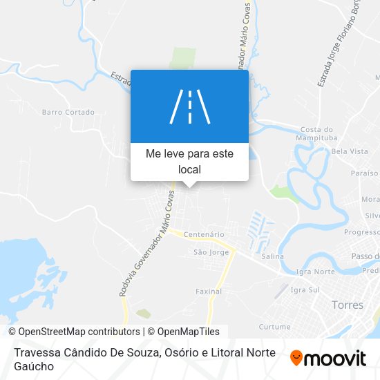 Travessa Cândido De Souza mapa