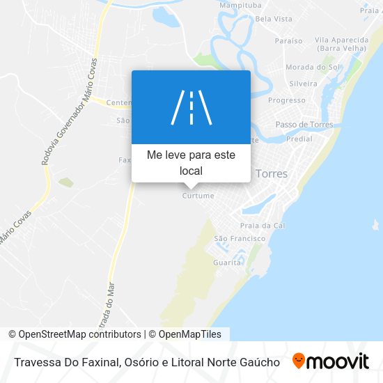 Travessa Do Faxinal mapa