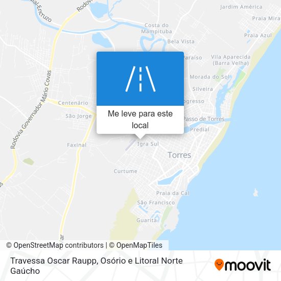 Travessa Oscar Raupp mapa