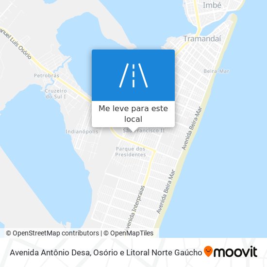 Avenida Antônio Desa mapa
