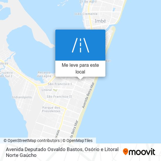 Avenida Deputado Osvaldo Bastos mapa