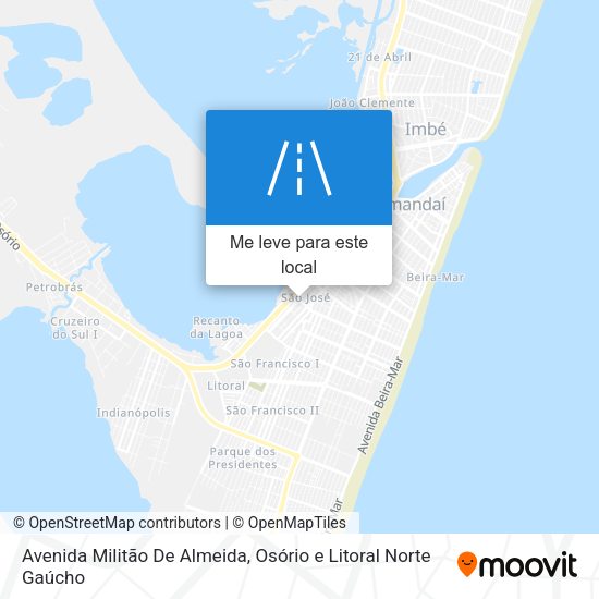 Avenida Militão De Almeida mapa