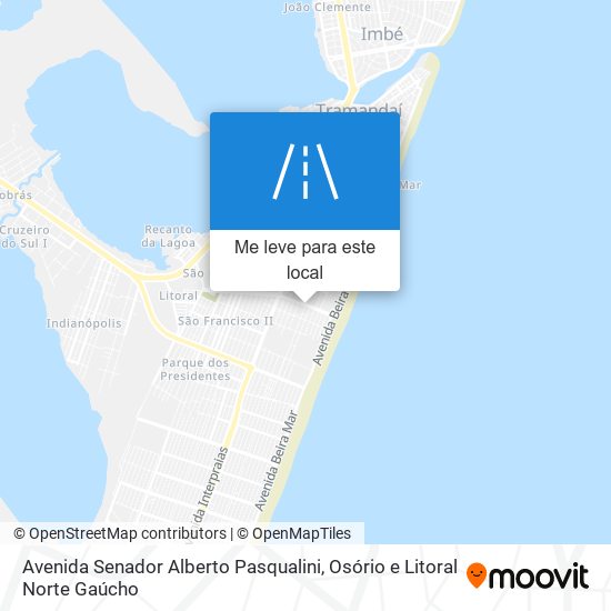 Avenida Senador Alberto Pasqualini mapa