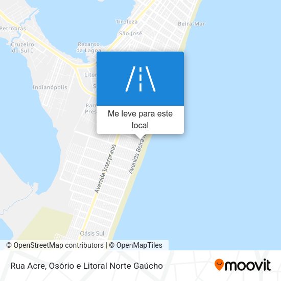 Rua Acre mapa
