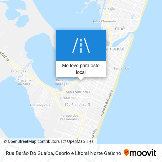 Rua Barão Do Guaíba mapa