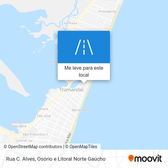 Rua C. Alves mapa