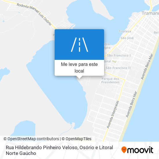 Rua Hildebrando Pinheiro Veloso mapa