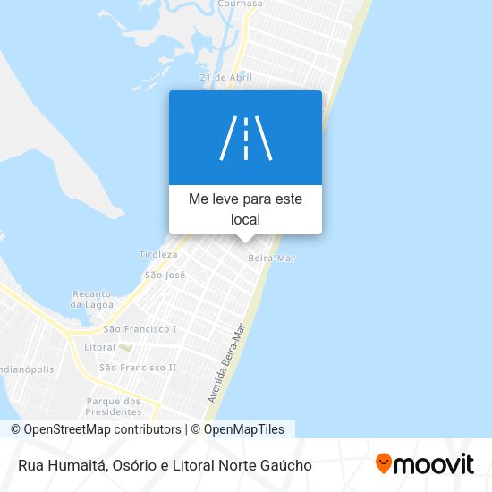 Rua Humaitá mapa