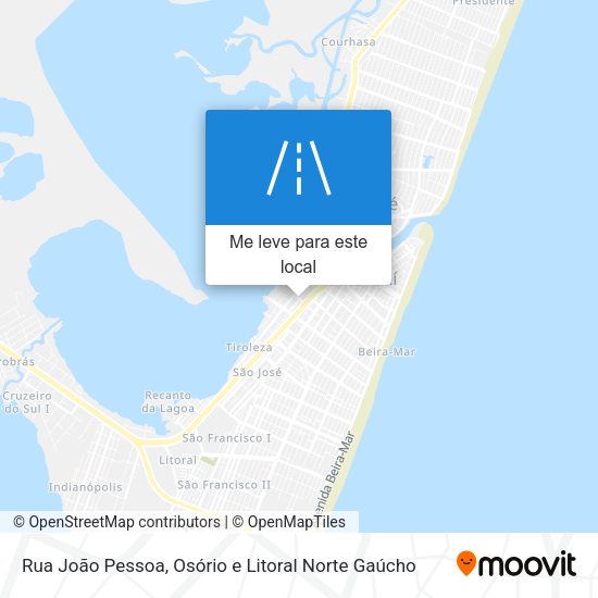 Rua João Pessoa mapa