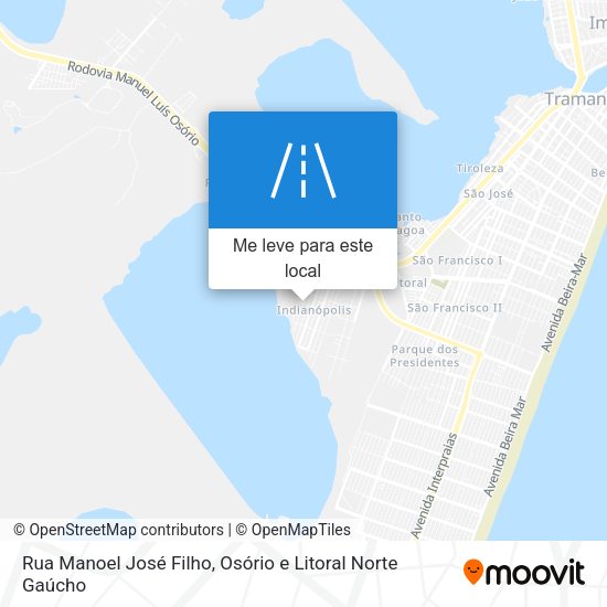 Rua Manoel José Filho mapa