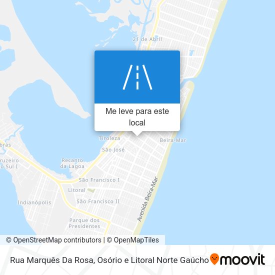Rua Marquês Da Rosa mapa