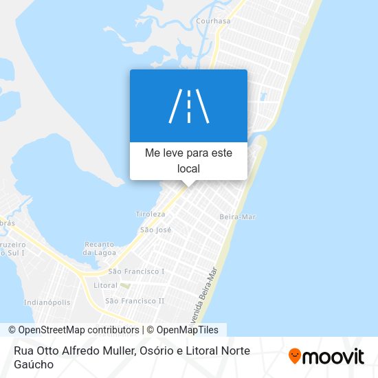 Rua Otto Alfredo Muller mapa