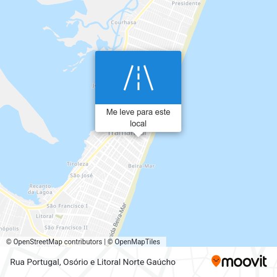 Rua Portugal mapa