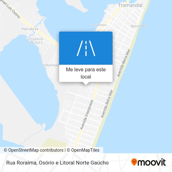 Rua Roraima mapa