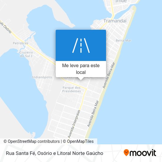 Rua Santa Fé mapa
