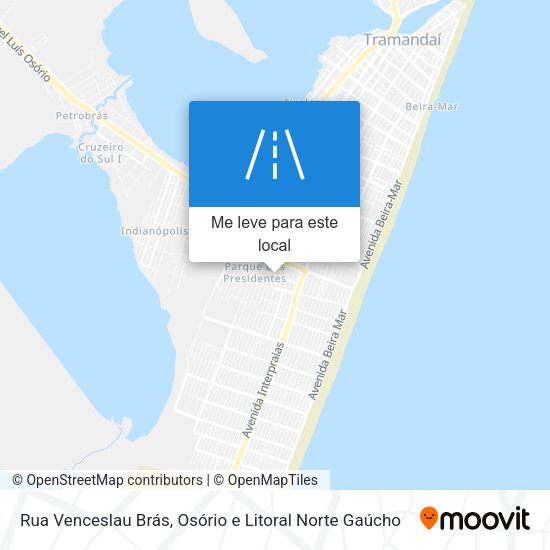 Rua Venceslau Brás mapa