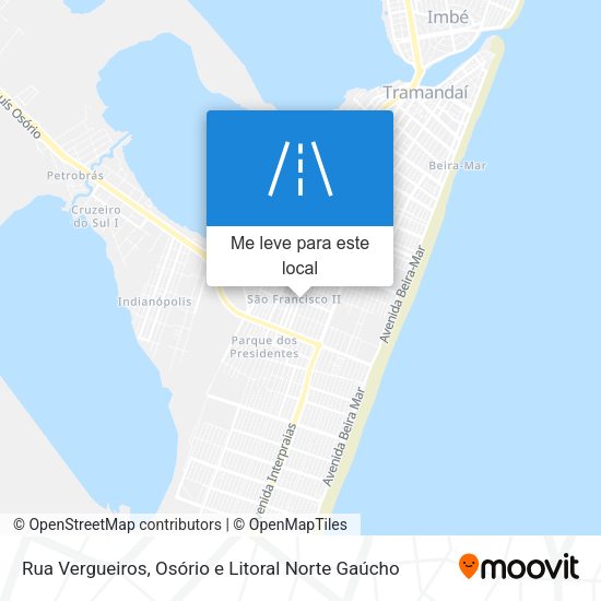 Rua Vergueiros mapa