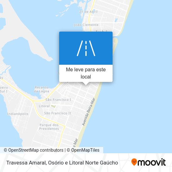 Travessa Amaral mapa