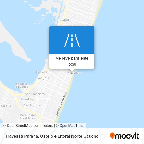 Travessa Paraná mapa