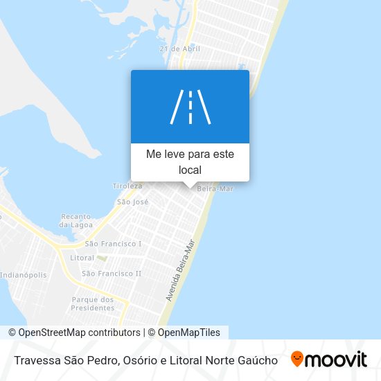 Travessa São Pedro mapa