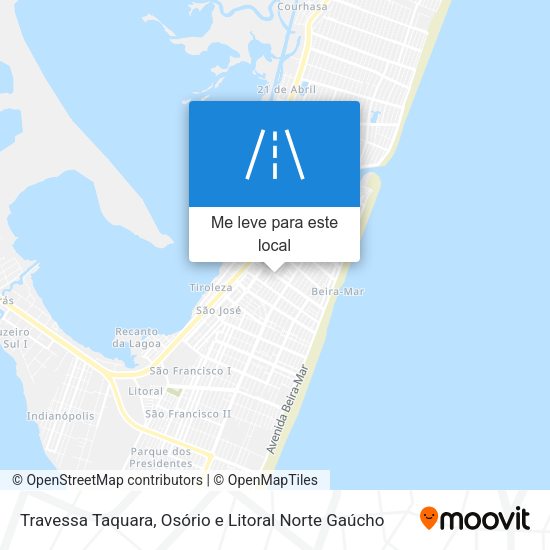 Travessa Taquara mapa