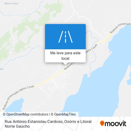 Rua Antônio Estanislau Cardoso mapa