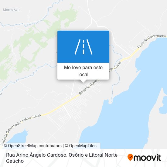 Rua Arino Ângelo Cardoso mapa
