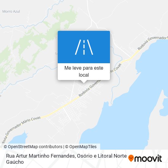 Rua Artur Martinho Fernandes mapa