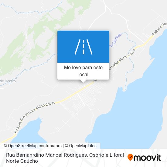 Rua Bernanrdino Manoel Rodrigues mapa