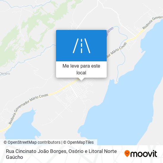 Rua Cincinato João Borges mapa