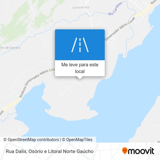 Rua Dalix mapa