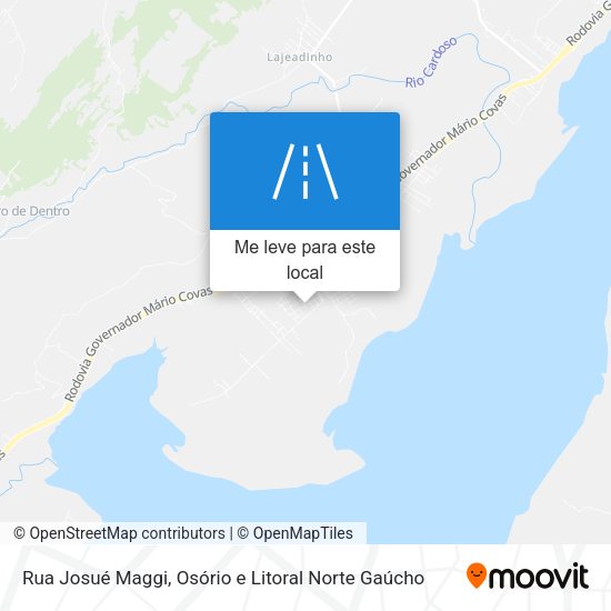 Rua Josué Maggi mapa