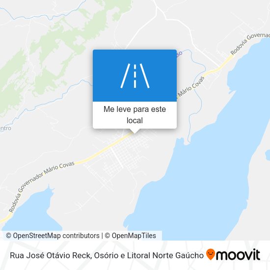 Rua José Otávio Reck mapa