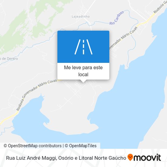 Rua Luiz André Maggi mapa