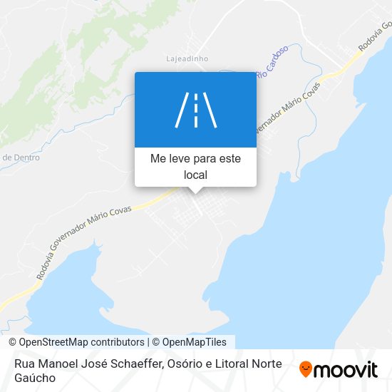 Rua Manoel José Schaeffer mapa