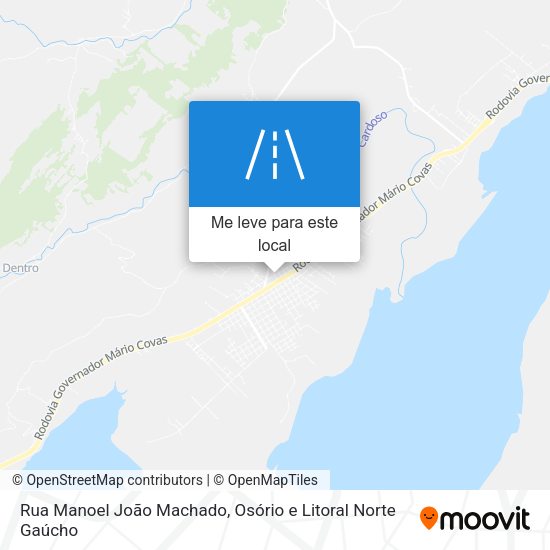 Rua Manoel João Machado mapa