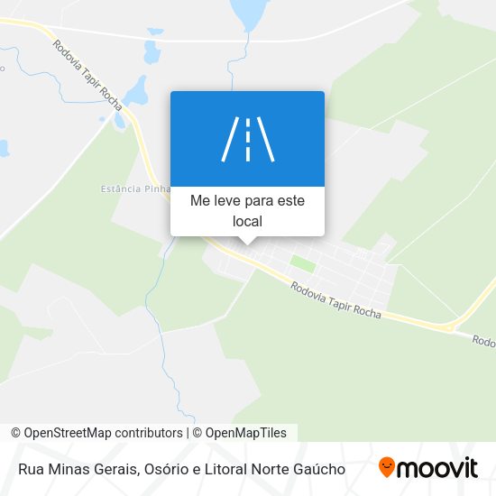 Rua Minas Gerais mapa